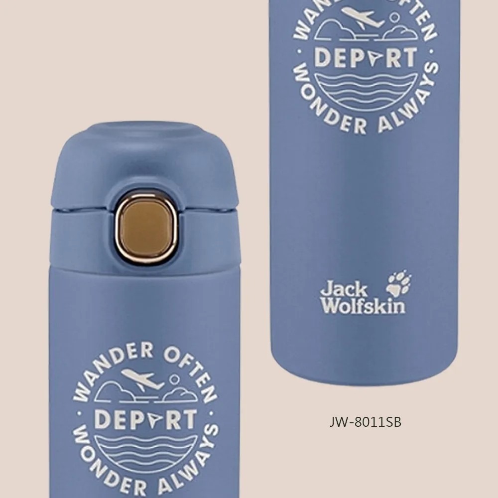 飛狼 400ml DEPART飛行 316不鏽鋼彈跳保溫瓶 保溫杯 水瓶 保溫瓶-細節圖4