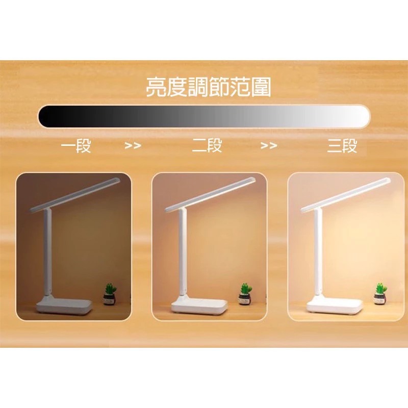 LACOSDINOE 洛克斯迪諾 LED折疊 護眼 檯燈 精美盒裝 KH-D688AW 護眼檯燈 桌燈 讀書 寫字-細節圖4