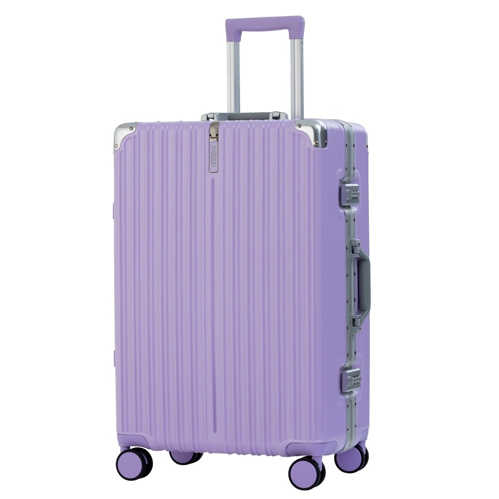 加貝皮件．【BATOLON】女孩出國首選😍一個〝方方正正〞的行李箱🟪復刻精典鋁框行李箱紫色行李箱綠色行李箱鋁框行李-規格圖10