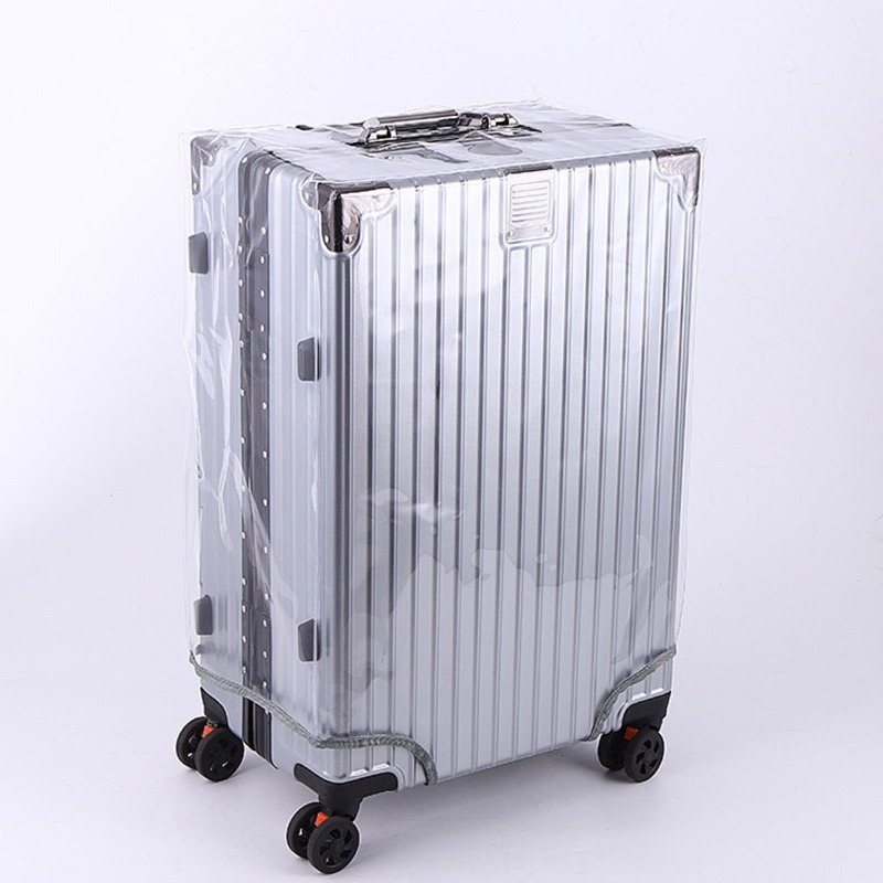 行李箱保護套 全透明款式 PVC防水行李箱防塵套 適用多系列行李箱 加厚更刮耐髒 行李箱透明套 透明套行李套-細節圖4