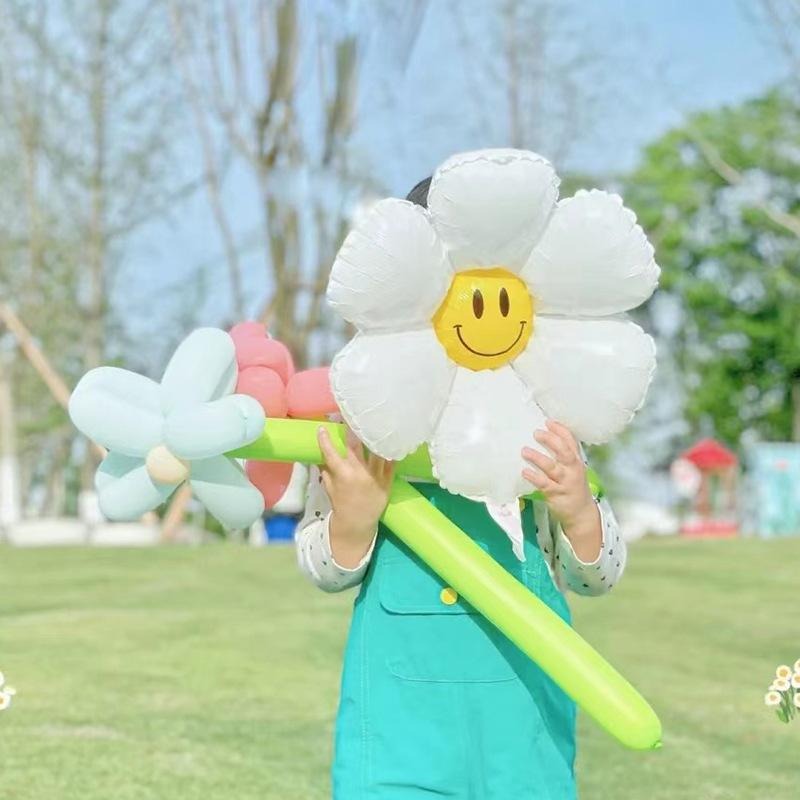 【有禮無理】32吋白色數字氣球 微笑/笑臉雛菊氣球 年齡氣球 生日氣球 慶生佈置 生日佈置 生日派對 生日PARTY 周-細節圖6