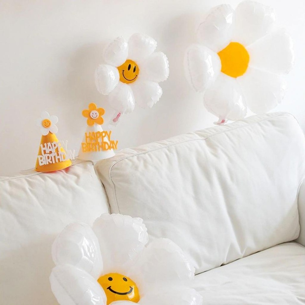 【有禮無理】32吋白色數字氣球 微笑/笑臉雛菊氣球 年齡氣球 生日氣球 慶生佈置 生日佈置 生日派對 生日PARTY 周-細節圖7
