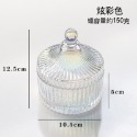 【有禮無理】歐式玻璃燭台.共4色 糖果罐.水晶消磁碗.飾品收納罐.儲物罐.蒙古包.居家擺飾.擺拍道具.台灣賣家-規格圖9