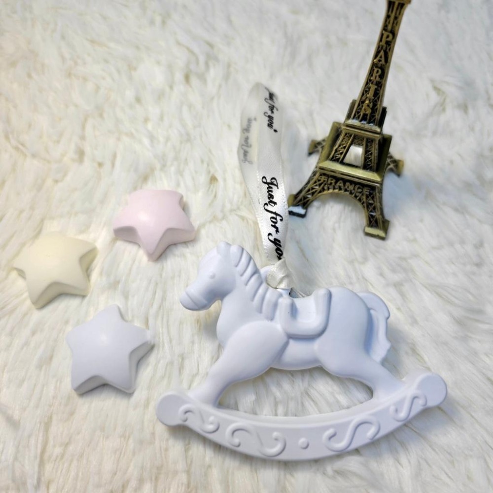 【有禮無理】鏡面木馬擴香石禮盒 馬卡龍色旋轉木馬吊牌香氛石 緞帶吊牌車用擴香石 擴香擺飾 送禮首選 婚禮小物 台灣賣家-細節圖6