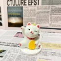 【有禮無理】🔥買招財貓送龍年鑰匙圈 金元寶錢幣五色招財貓擴香石 新年迎春招財貓香氛石 贈底座 擴香擺飾 薰香石 送禮首選-規格圖7