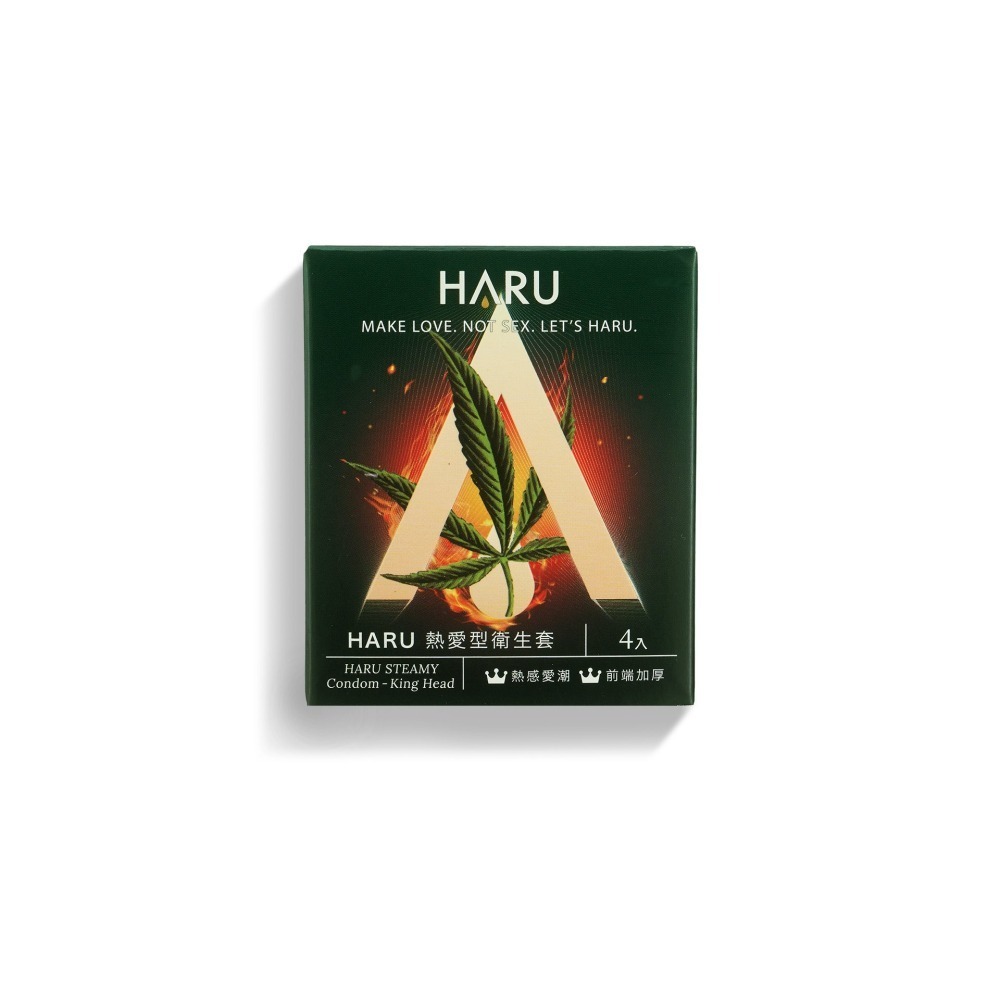 HARU含春 STEAMY KING HEAD 熱愛型保險套 4入/10入-細節圖2