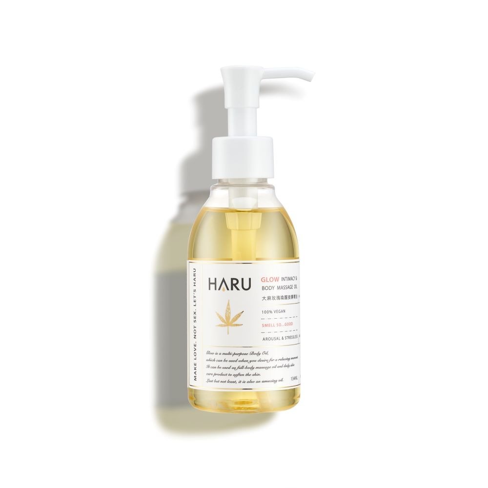 HARU含春 GLOW 大麻玫瑰喚醒按摩精油 134ml-細節圖2