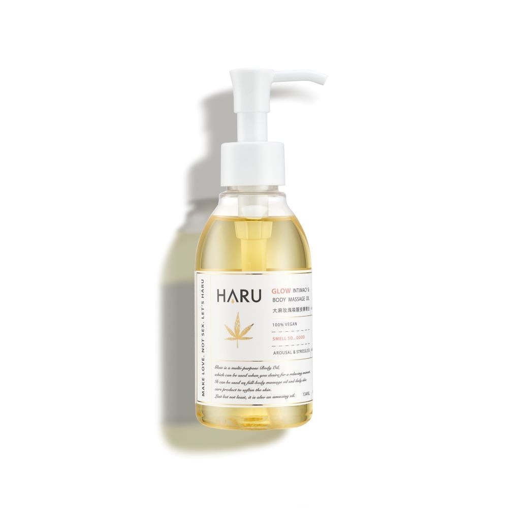 HARU含春 GLOW 大麻玫瑰喚醒按摩精油 134ml-細節圖2