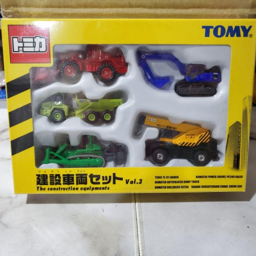 tomica tomy set 盒組 建設車輛 vol.3