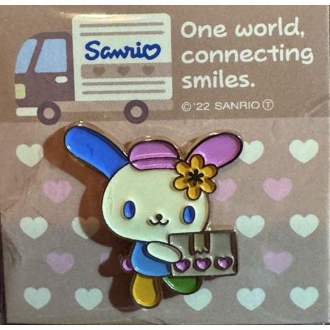 三麗鷗送貨員造型胸章勳章許願兔山姆企鵝兔媽媽花小兔(絕版)-規格圖5