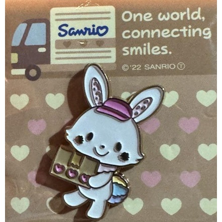 三麗鷗送貨員造型胸章勳章許願兔山姆企鵝兔媽媽花小兔(絕版)-規格圖5
