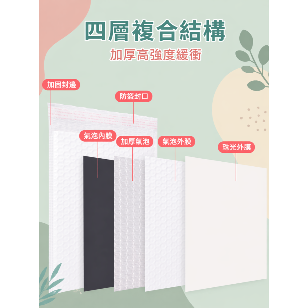 現貨寄出 信封氣泡袋 氣泡袋 破壞袋 自黏袋 珠光氣泡袋 防震 防撞 防塵 防水 快遞袋 包材 包裝 小卡包裝-細節圖2