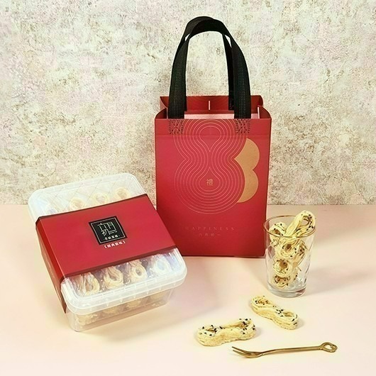 台中超人氣伴手禮****8結蛋捲****3盒贈一8結環保袋-細節圖8