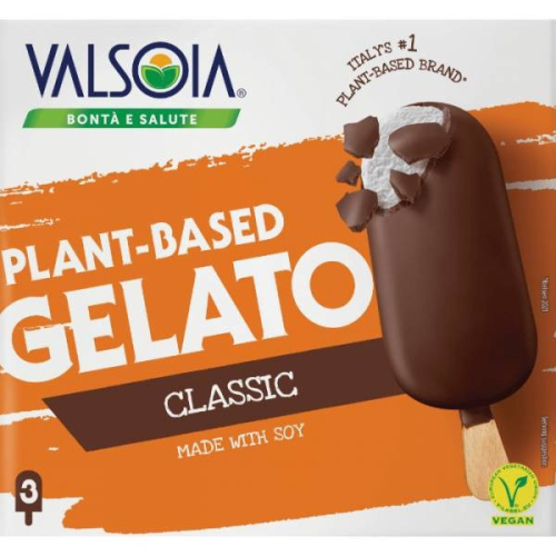 Valsoia巧克力脆皮雪糕250g(3入)-全素