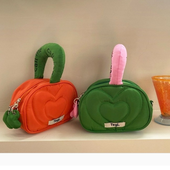 K11｜韓國Tegi. 超可愛撞色包 肩背包 斜背包 手提包-細節圖7