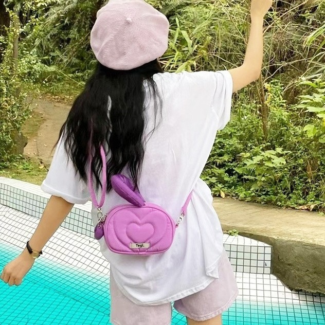 K11｜韓國Tegi. 超可愛撞色包 肩背包 斜背包 手提包-細節圖8