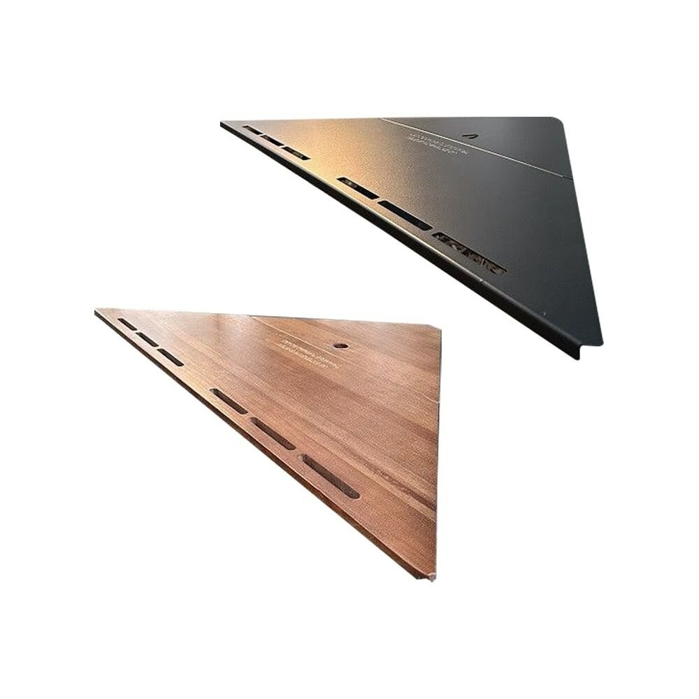 JG 三角轉板 午夜黑 JG-TBA010 深木色 JG-TBW011 桌板 露營桌 露營-細節圖2