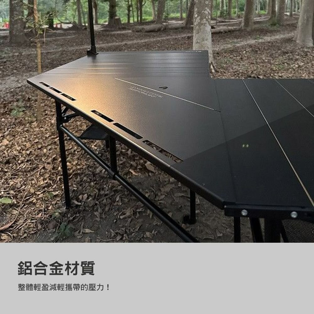JG 三角轉板 午夜黑 JG-TBA010 深木色 JG-TBW011 桌板 露營桌 露營-細節圖6