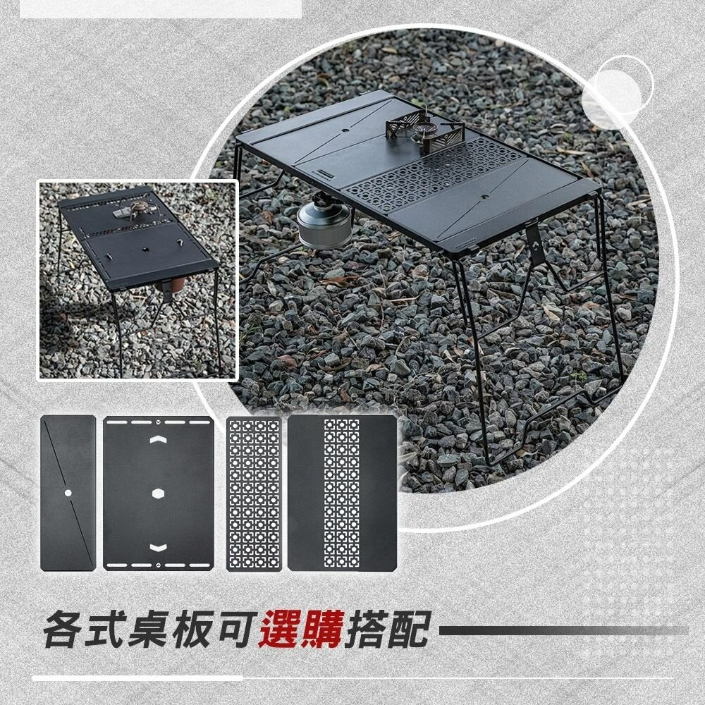 柯曼 黑化IGT兩單位桌 桌板 CK-12F-1P 半單位 一單位 輕量 露營桌 campingmoon 露營-細節圖5