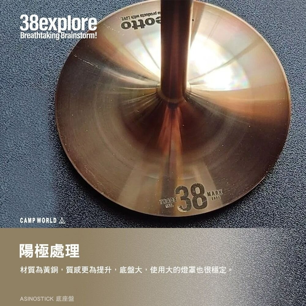 38explore ASINOSTICK 底座盤 燈具 38燈 露營燈 露營 逐露天下-細節圖5