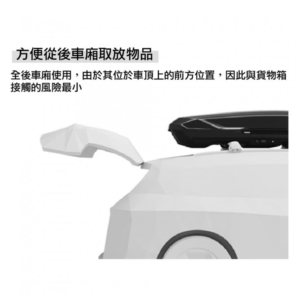 THULE Motion 3 XL Low 400公升 車頂箱 收納箱 行李箱 露營 逐露天下-細節圖4