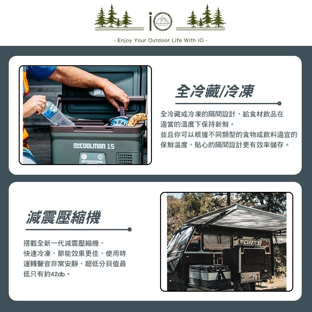 Mycoolman 休閒系列行動冰箱 CCP20 行動冰箱 手提式 低噪音 露營 逐露天下-細節圖8