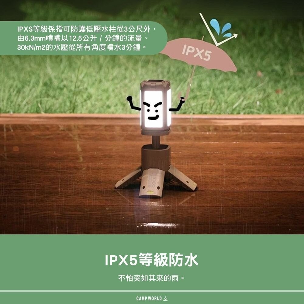 OUTDOORANGE 四葉伸縮露營燈 伸縮燈 照明燈 攝影燈 LED 露營 逐露天下-細節圖8