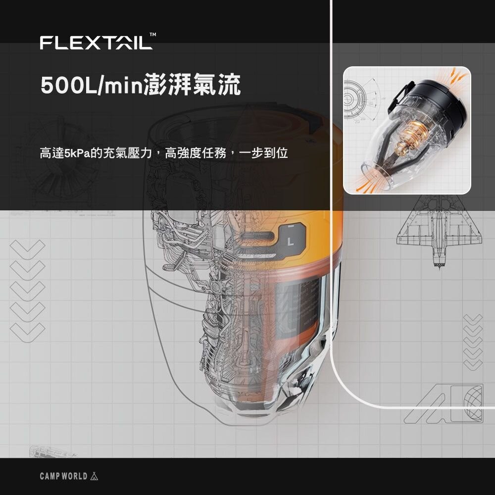 FLEXTAIL MAX PUMP 3 幫浦 氣嘴 充氣幫浦 露營 逐露天下-細節圖5