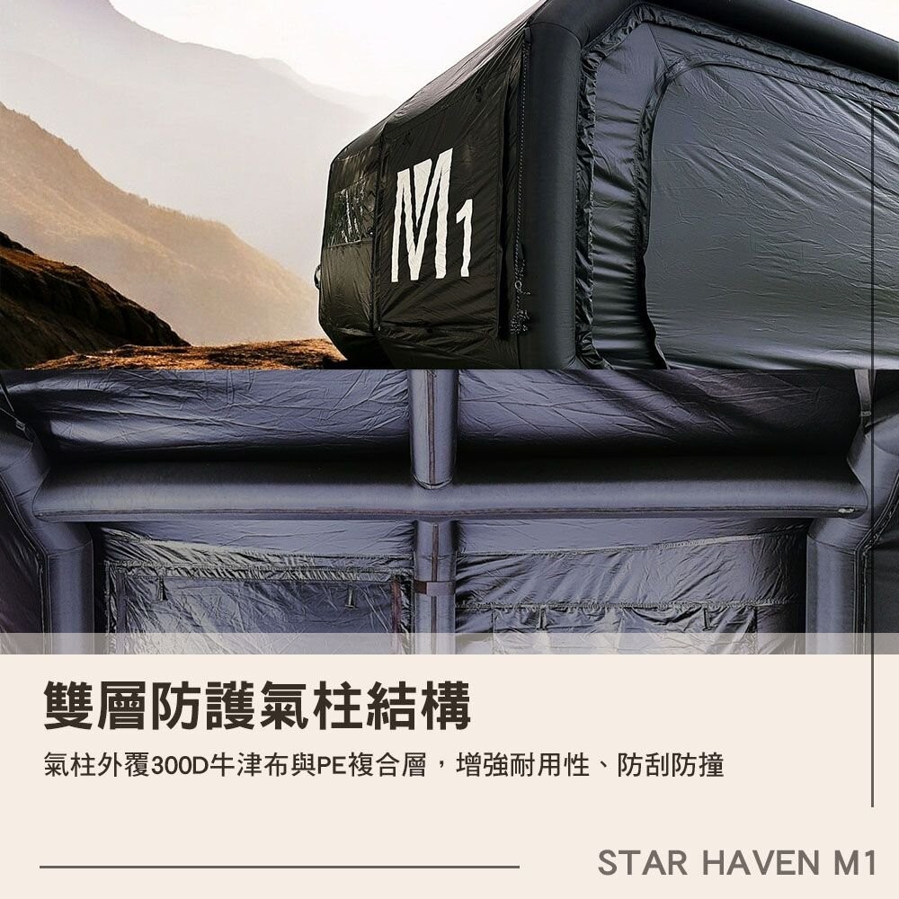 MB露營狂 STAR HAVEN M1 充氣帳 帳篷 露營 逐露天下-細節圖5