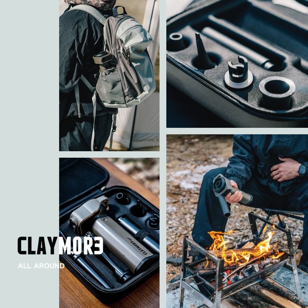 CLAYMORE 空氣幫浦套裝組 充氣幫浦 抽氣 LED 行動電源 露營 逐露天下-細節圖4