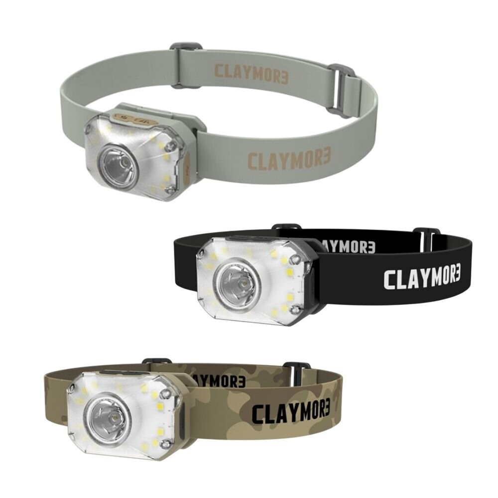 CLAYMORE HEADY2 四段可調式頭燈 輕量頭燈 LED燈 燈具 IP54防水 露營燈 照明燈 露營 逐露天下-細節圖2
