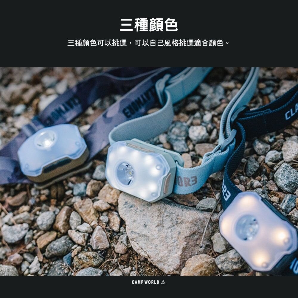 CLAYMORE HEADY2 四段可調式頭燈 輕量頭燈 LED燈 燈具 IP54防水 露營燈 照明燈 露營 逐露天下-細節圖8