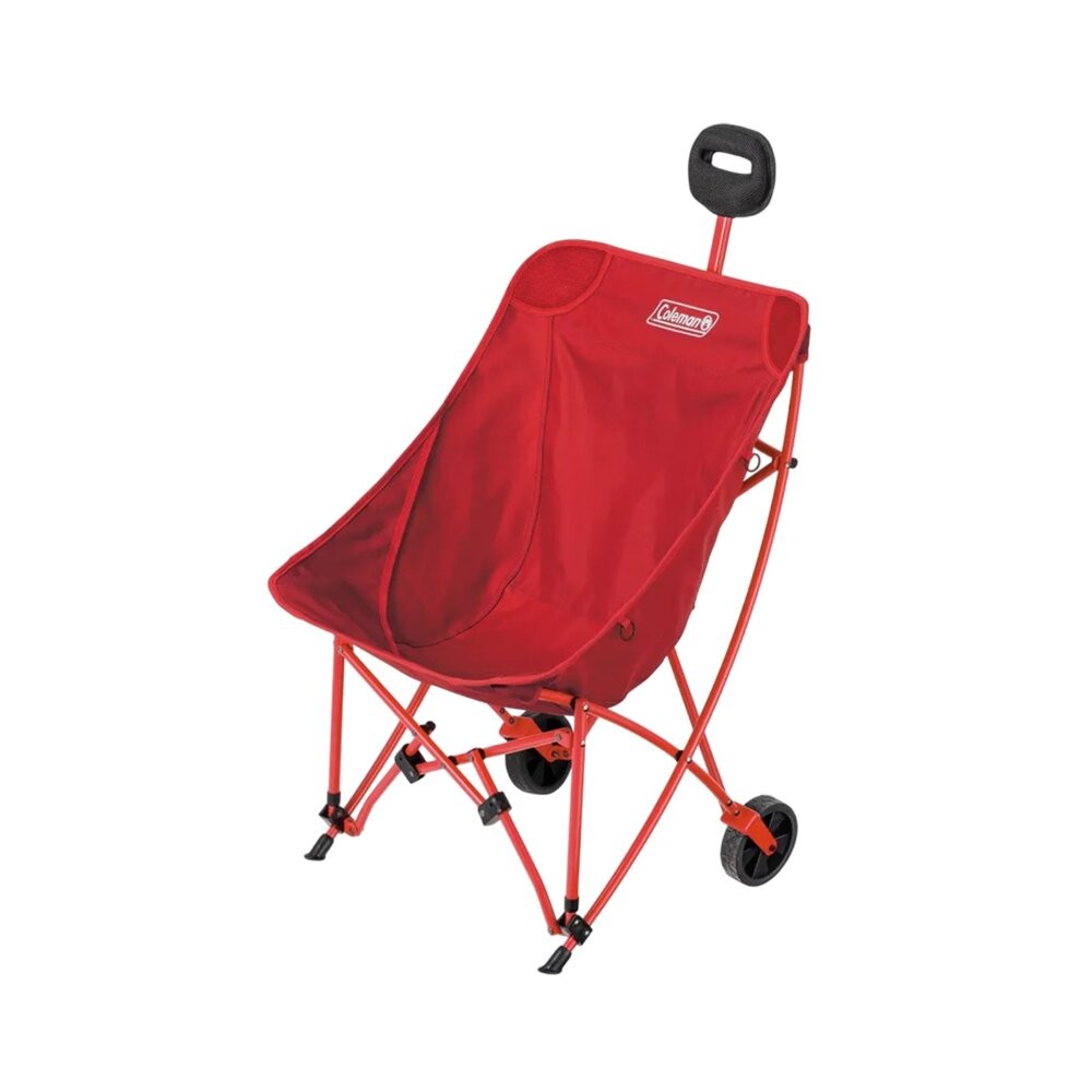 Coleman ONE MILE 拖輪椅 紅 CM-20524 休閒椅 戶外椅 手拉車 折疊椅 躺椅 露營 逐露天下-細節圖2