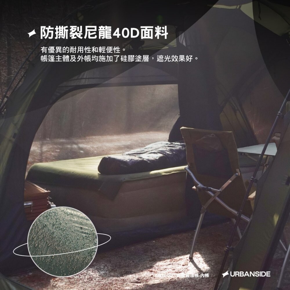 URBANSIDE STEGO™ 劍龍圓頂帳 內帳 球帳 庇護所 露營 逐露天下-細節圖5