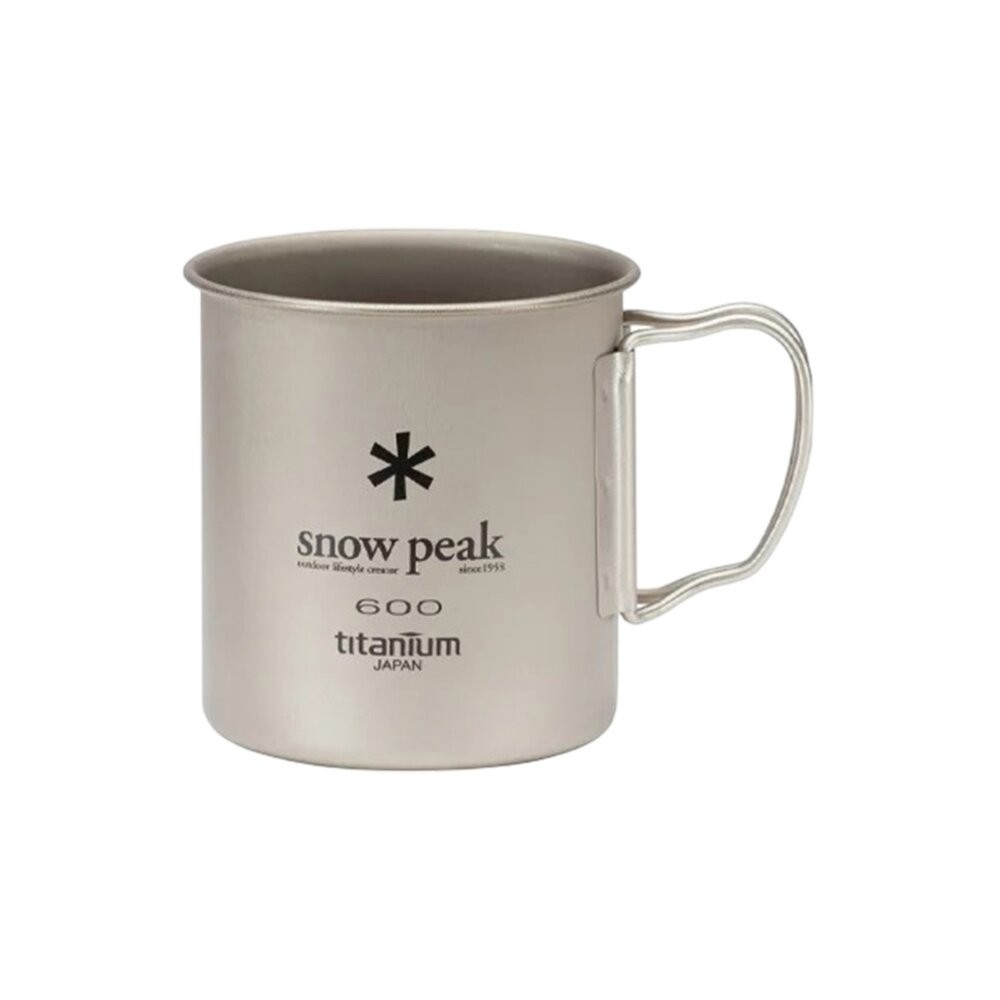 SNOW PEAK 鈦金屬單層杯 MG-044R 600ml 杯子 折疊把 露營 逐露天下-細節圖2