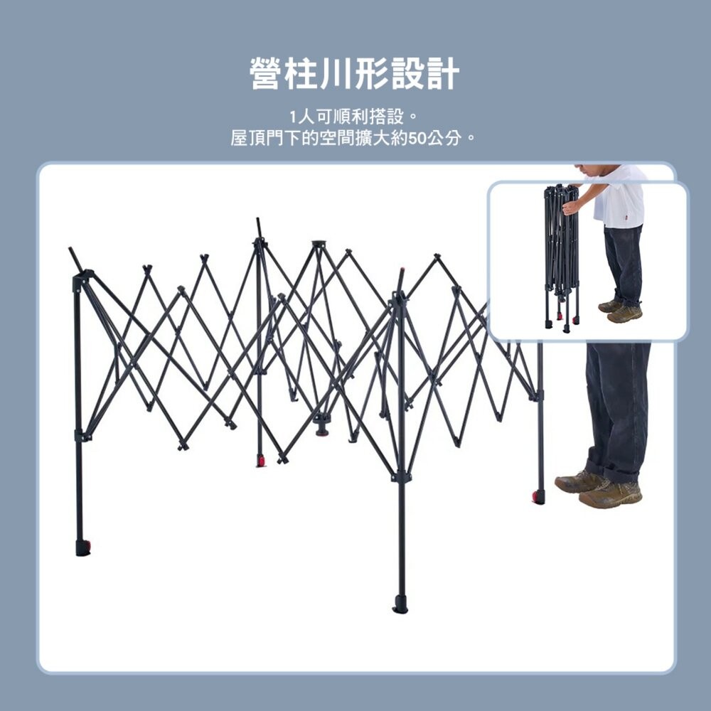 Coleman 快搭遮陽帳 III網屋L+ CM-18226 天幕 客廳帳 露營 逐露天下-細節圖5