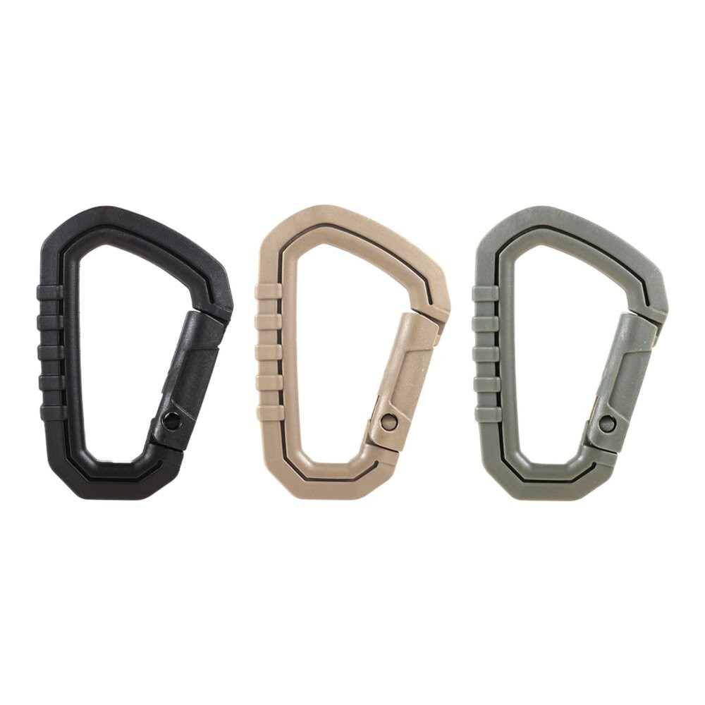 逐露天下 輕量戰術快掛D扣 D字扣 塑鋼 戰術掛勾 掛勾 露營 逐露天下-細節圖2