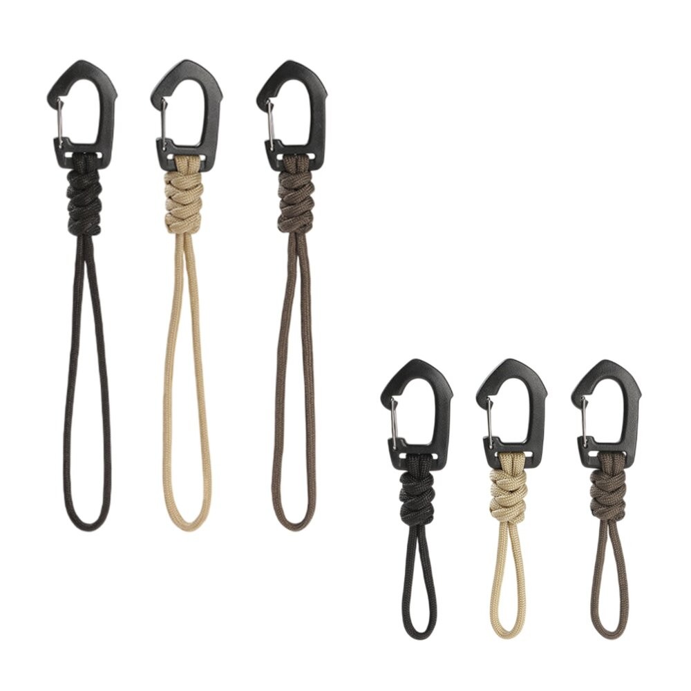 逐露天下 七芯傘繩掛勾 黑色 沙色 軍綠色 掛繩 掛勾 露營 逐露天下-細節圖2