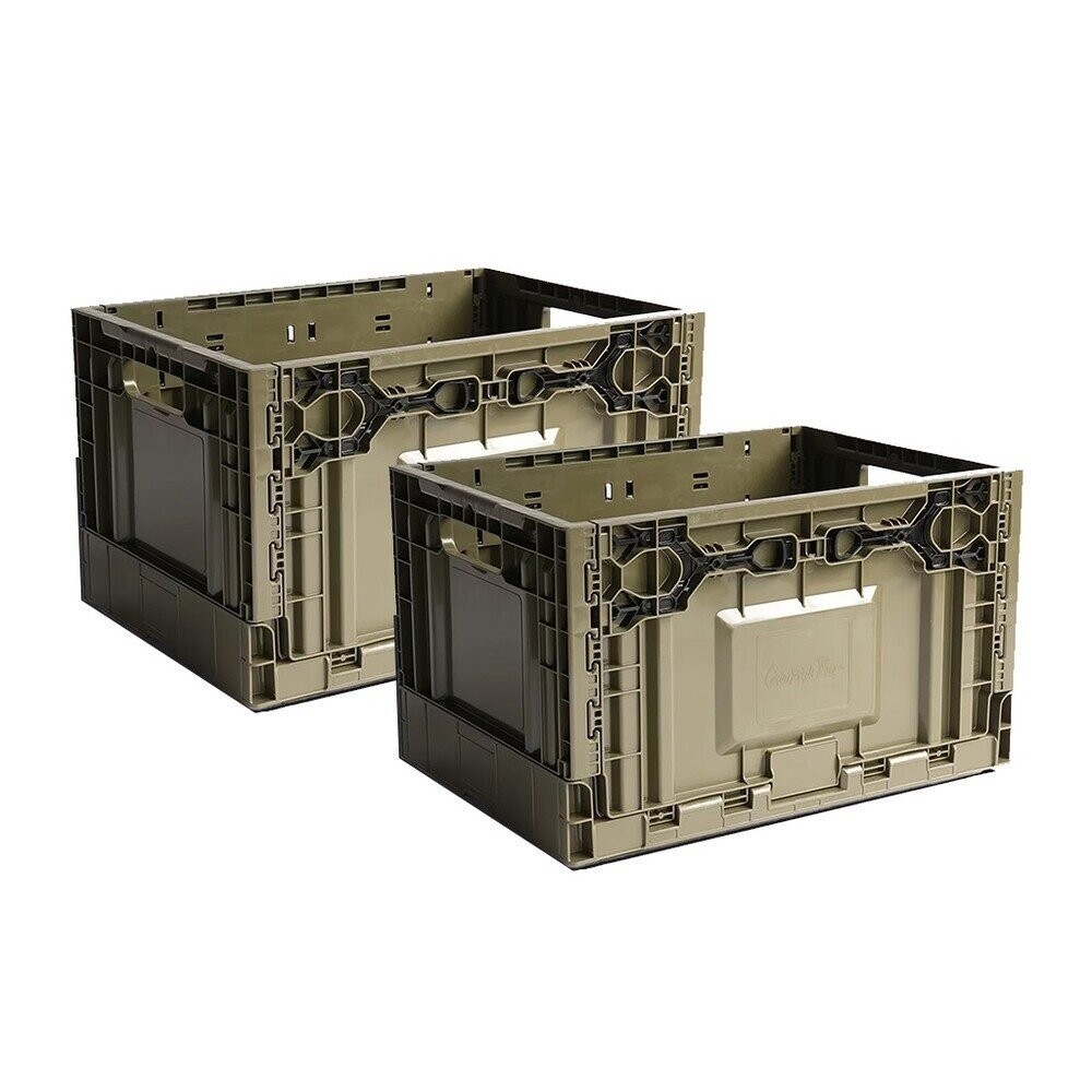 狂派箱50L【軍綠色X2】