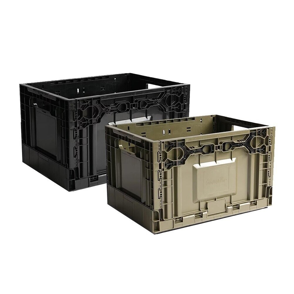 狂派箱50L【黑色X1 軍綠色X1】