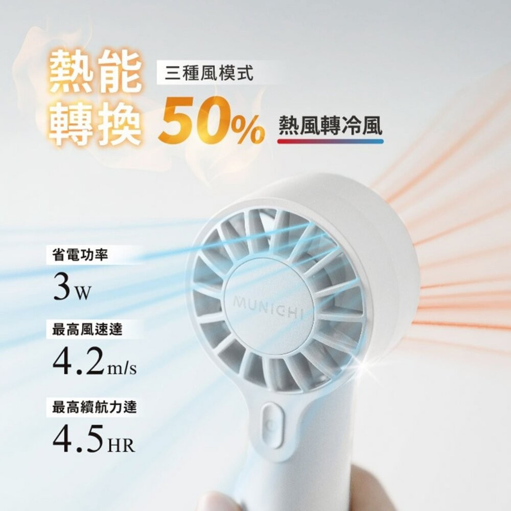 MUNICHI MR.QQFAN 迷你勁速手持風扇 隨身風扇 電風扇 BSMI R51434 露營 逐露天下-細節圖6