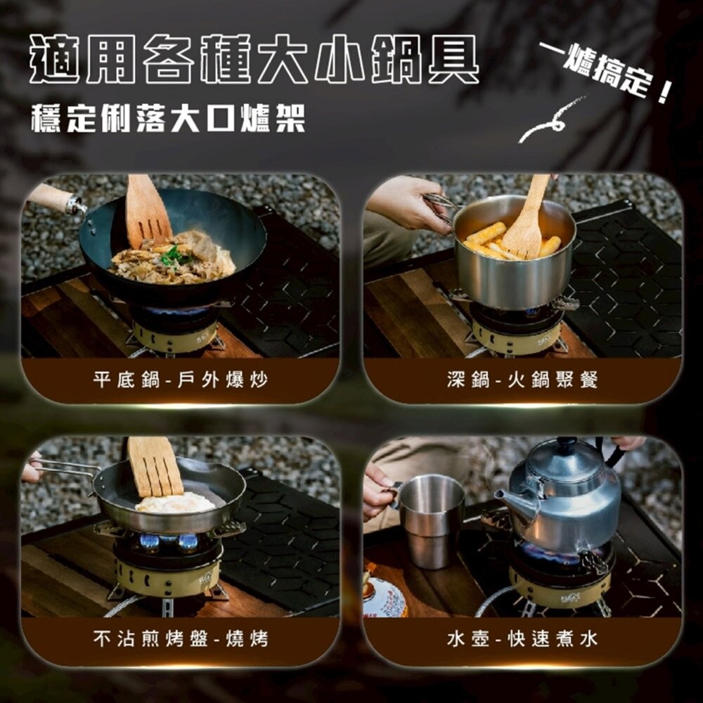 KUSA 烈焰五星爐 KA-CM66 瓦斯爐 卡式爐 爐具 露營 逐露天下-細節圖7