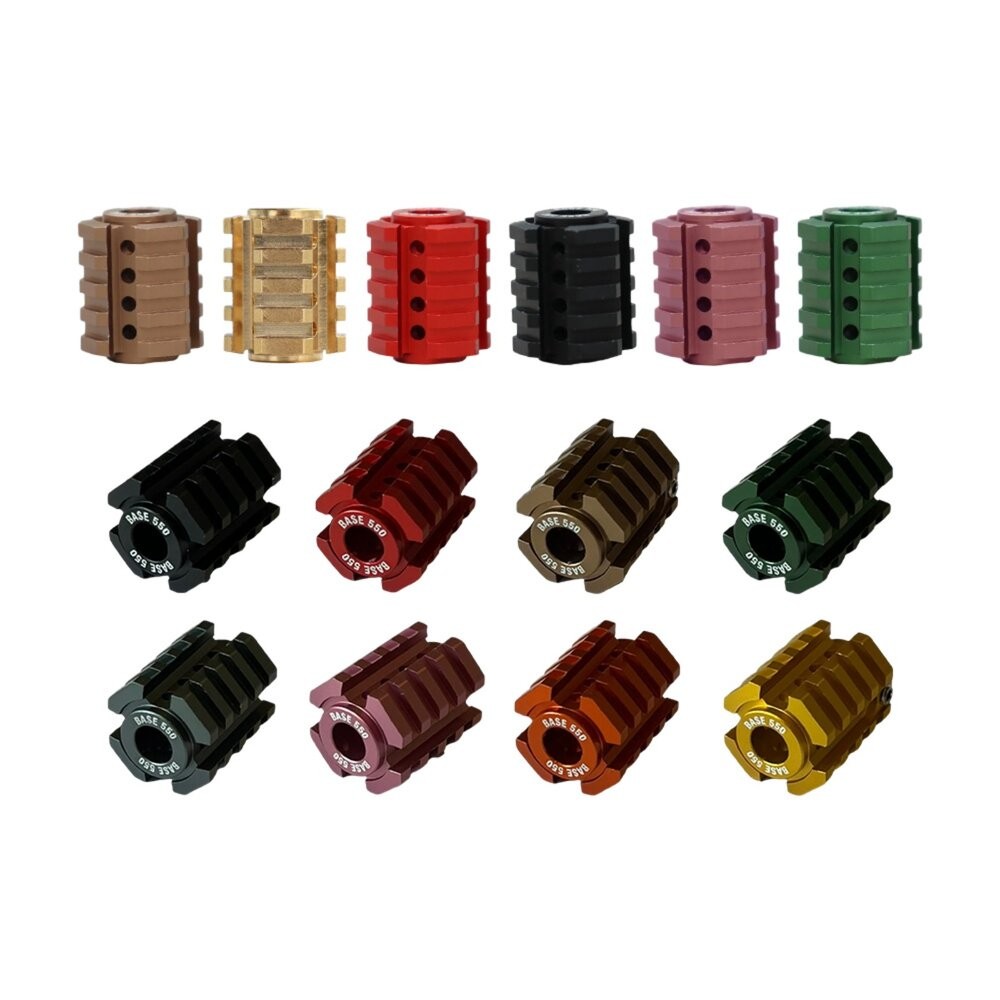 BASE550 Rail Bead 魚骨吊飾 Rail Knob 魚骨旋鈕 鋁合金 墜飾 吊飾 露營 逐露天下-細節圖2