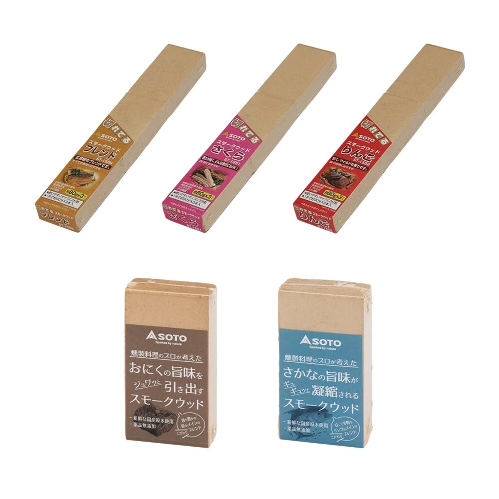 SOTO 煙燻木塊 煙燻料理 櫻桃 蘋果 魚類 肉類 露營 逐露天下-細節圖2