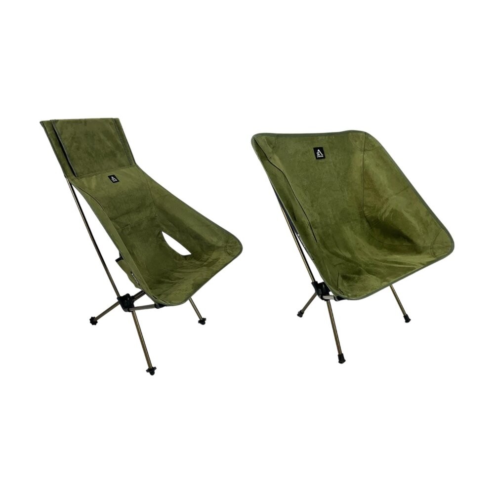 ZAMPURE 輕量麂皮感戰術椅 露營椅 高背月亮椅 低背 椅 月亮椅 摺疊月亮椅 露營椅子 露營 逐露天下-細節圖2