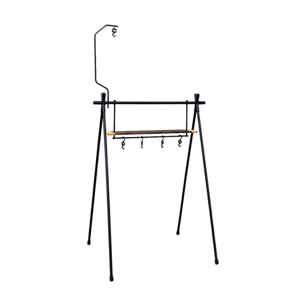 荒野酋長 蒼穹高版三角置物架 收納架 置物架 儲物架 露營吊掛架 三角置物架 多功能裝備架 露營 逐露天下-細節圖2