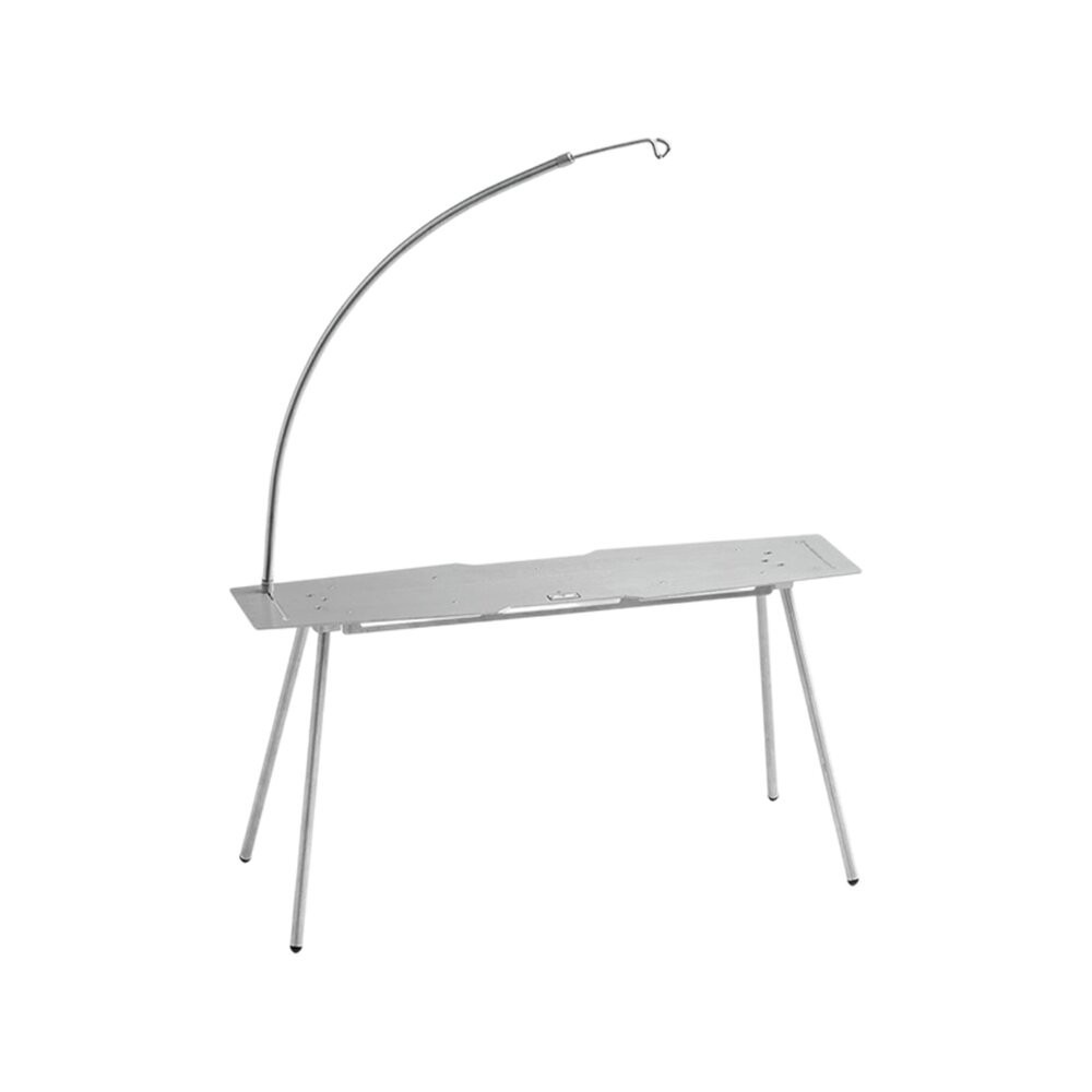 Territory Task Swift系列 盾牌桌 含伸縮燈柱 露營小桌 不鏽鋼桌 戶外桌 露營桌 露營 逐露天下-細節圖2