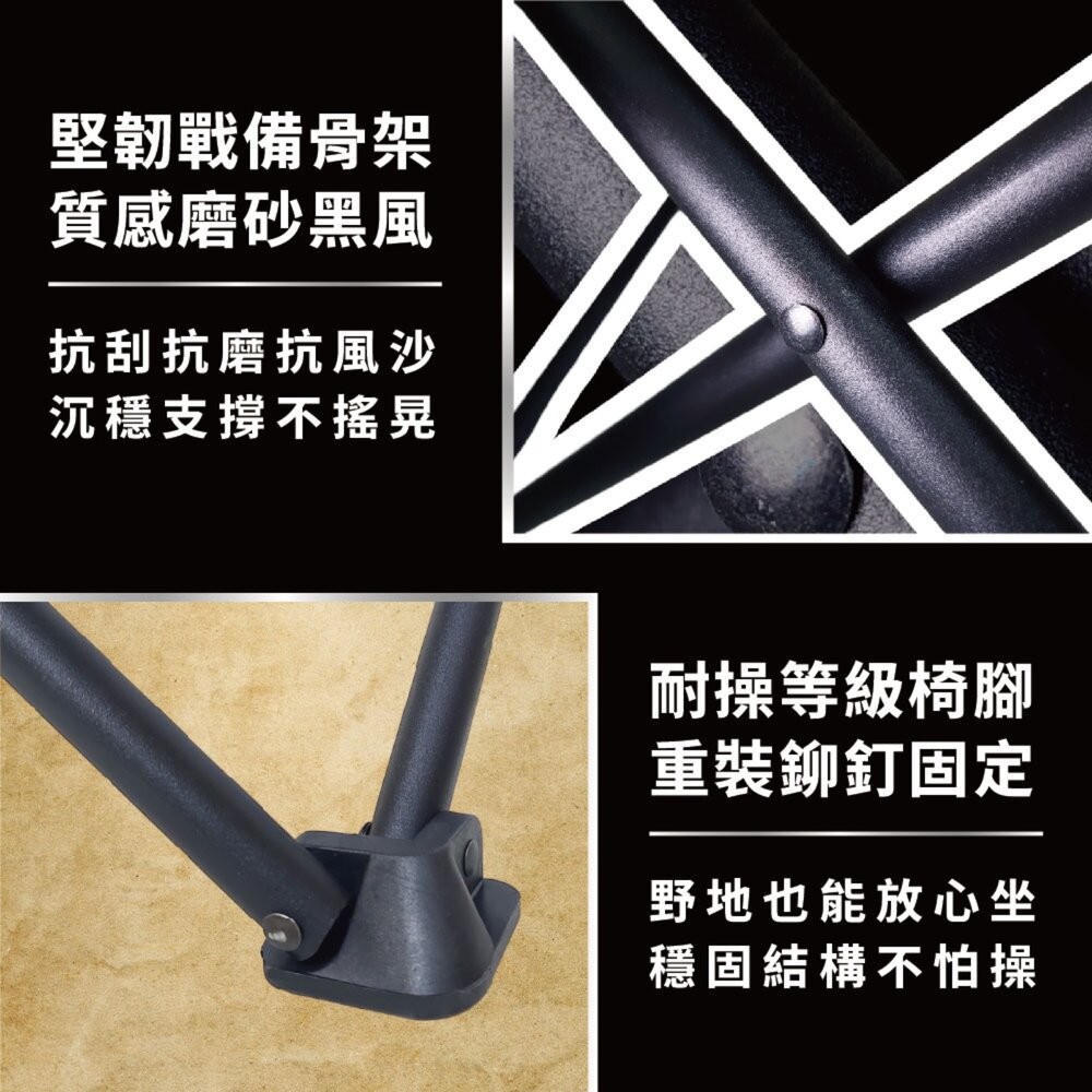 野樂 魔物獵人20周年系列 月亮休閒椅 露營椅子 月亮椅 露營折疊椅 露營椅 露營 逐露天下-細節圖5