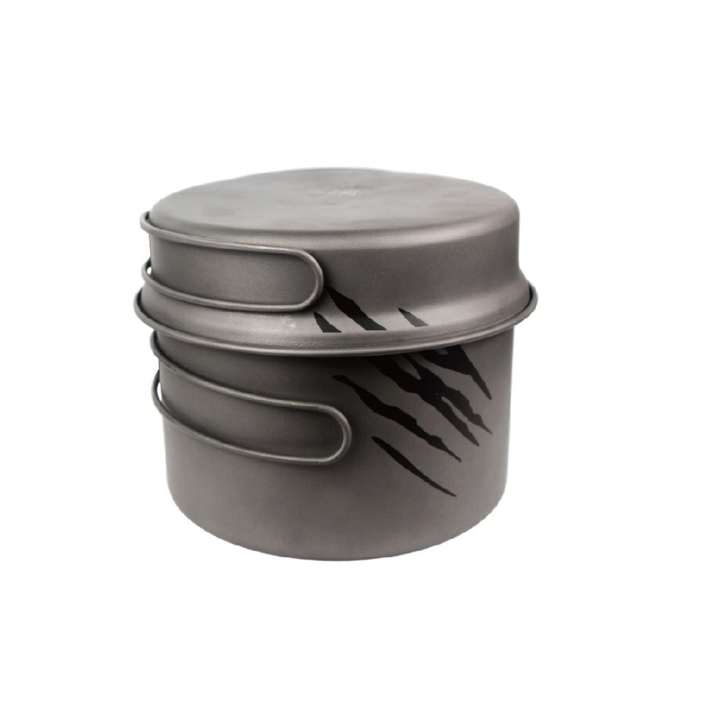 野樂 魔物獵人20周年系列 1.4L套鍋 鍋子 鍋 露營餐具 鈦鍋 露營鍋具 露營鍋具組 露營 逐露天下-細節圖2