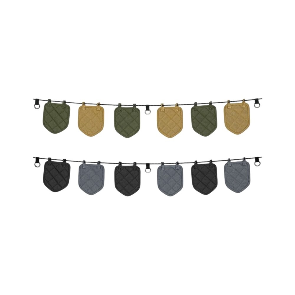 KZM 菱格五角旗含袋 營繩 露營掛繩 天幕掛繩 帳篷 天幕 露營 逐露天下-細節圖2